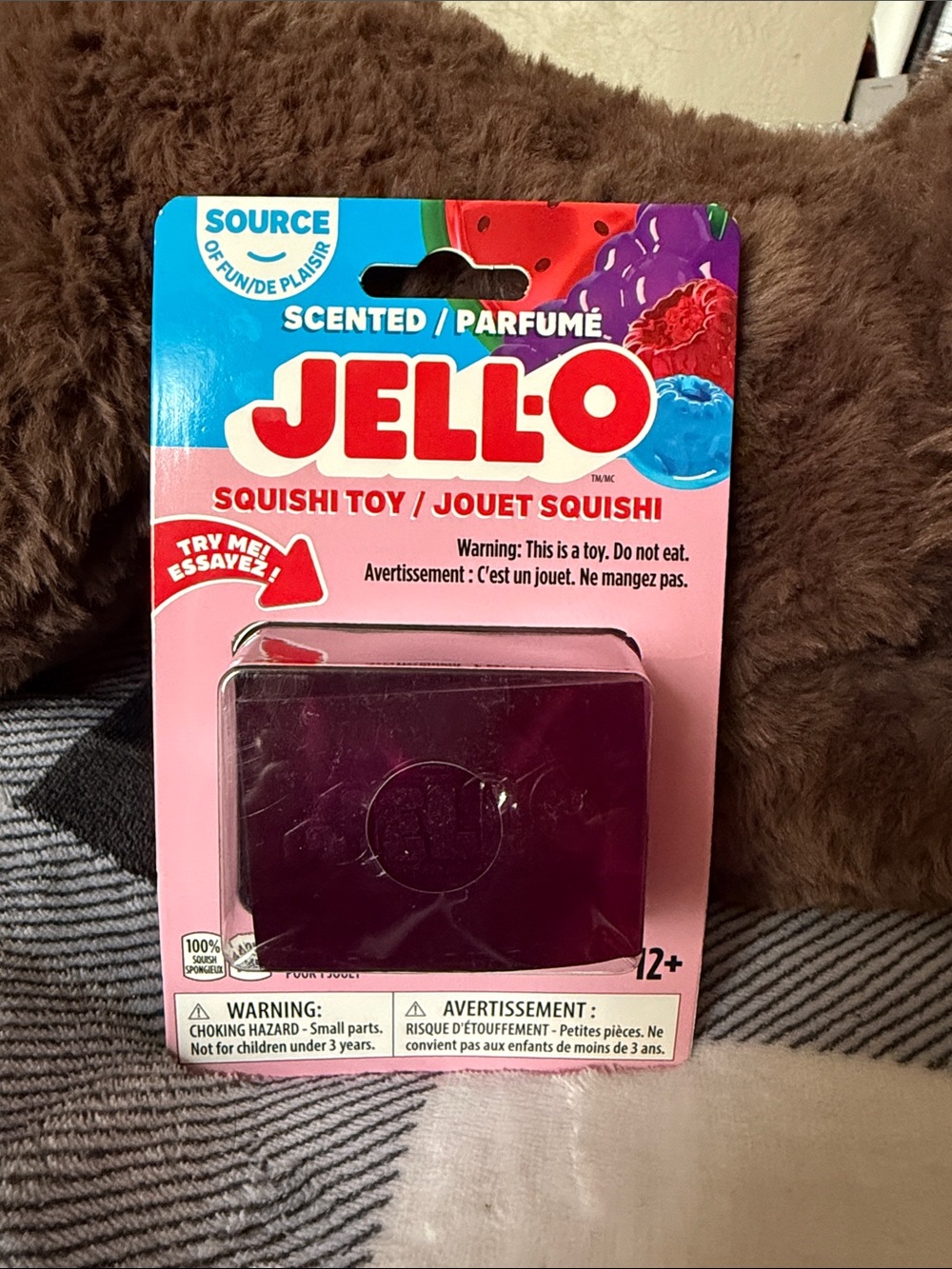 JELL-O Scented Squishi Toy - Purple
